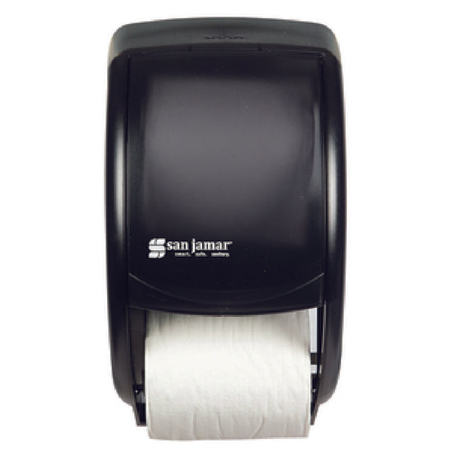 San Jamar R3500TBK Classic® Duett Bath Tissue Dispenser 7-1/2"W X 7"D X 12-3/4"H