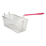 Hubert 80709 - Value Series Fry Basket, 12-7/8"L X 6-1/2"W X 5-3/8"H, Durable Nickel-plated