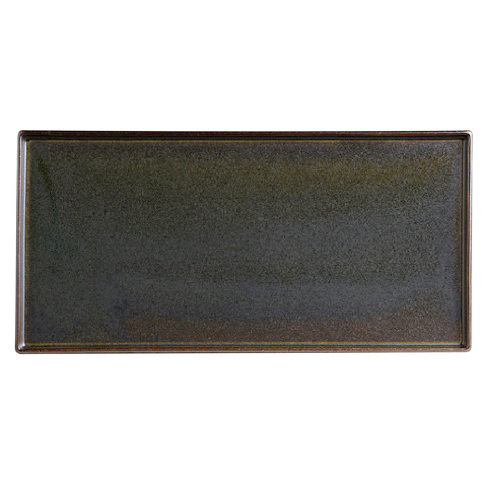 Steelite 6413MY018 Rectangle Tray 11.25"Wabi Sabi Slate