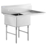 Empura EHD12424R24 - Sink, 50.5"W X 29.5"D X 44.25"H, (1) Compartment