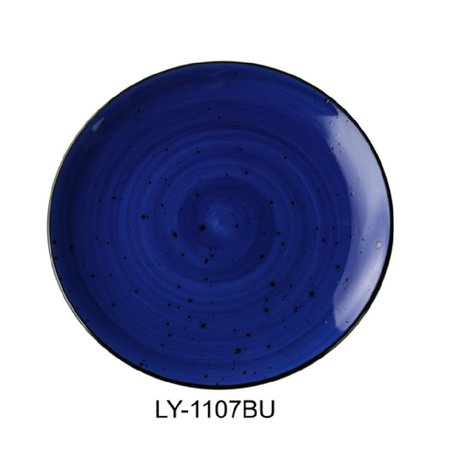 Yanco LY-1107BU Lyon Plate 7-1/4" Dia. X 3/4"H Round