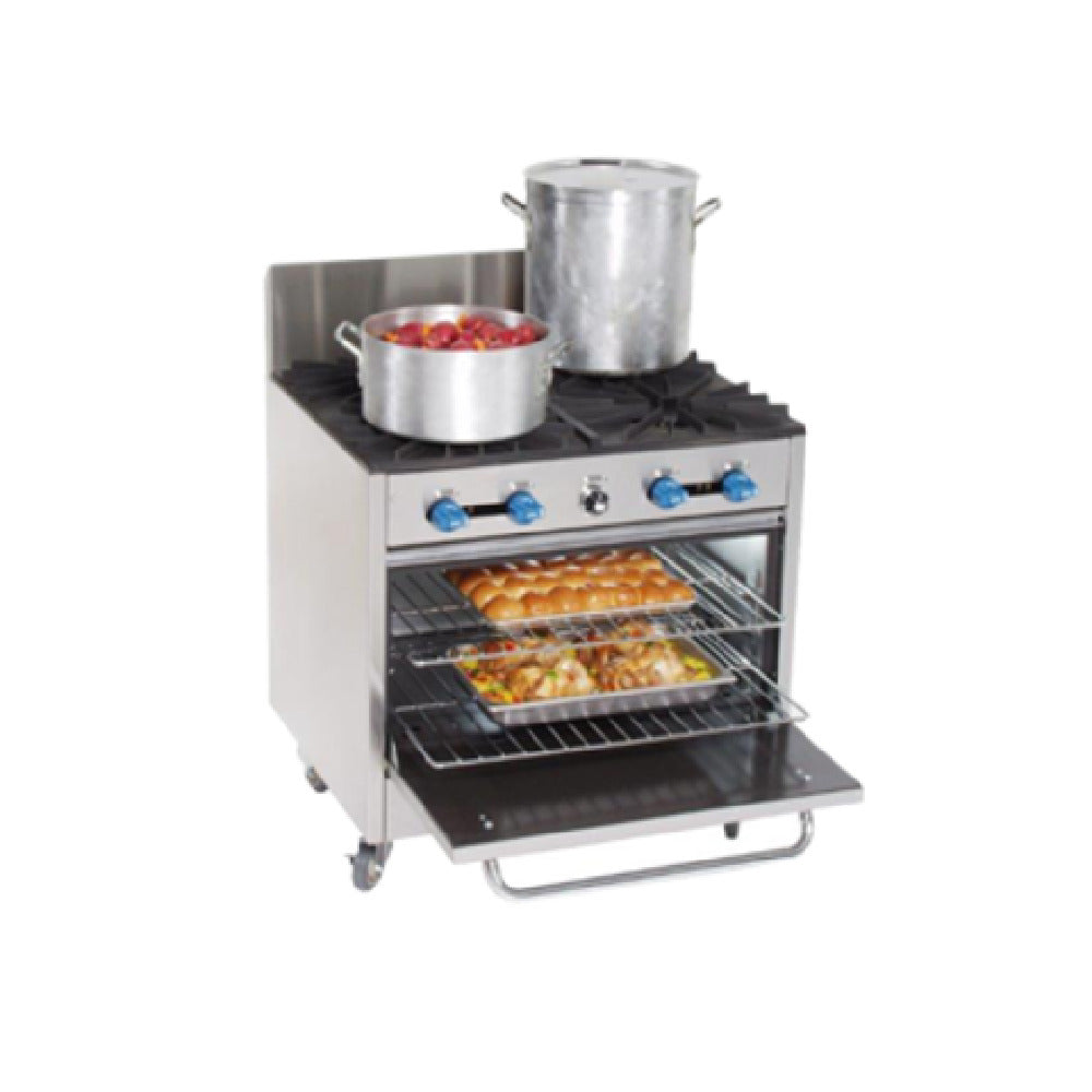 Comstock-Castle FK430-1.5RB Heavy Pot/Char-broiler Range Gas 36" Wide X 30" Deep Frame