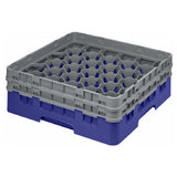 Cambro 30S434186 Camrack® Glass Rack With (2) Soft Gray Extenders Full Size