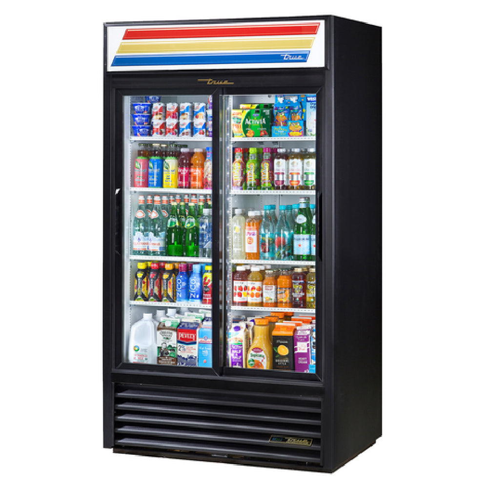 True Refrigeration GDM-37-HC-LD_BL Refrigerated Merchandiser Two-section