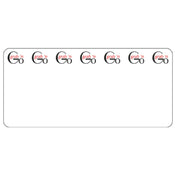 Hubert 56021 - Laser Labels, "Grab 'n Go" Heading, 3-1/2" X 1-5/8"H