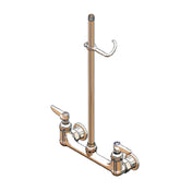 T&S Brass B-0133-09 Faucet 8" OC Wall Mount With 18" Riser Quarter-turn Eterna Cartridges