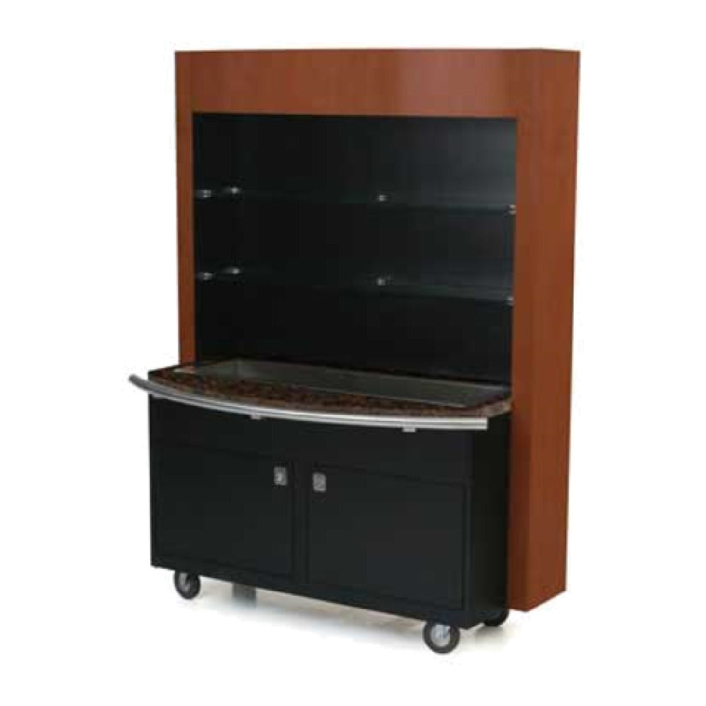 Forbes Industries 4888 Mobile Back Bar 58"W X 22"D 78"H High Pressure Laminate Body