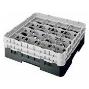 Cambro 16S434110 Camrack® Glass Rack With (2) Soft Gray Extenders Full Size