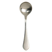 Arc Cardinal FM609 Arcoroc Stone Satin Soup Spoon (L:6.875'' X W:2.0'') 18/0 Stainless Steel