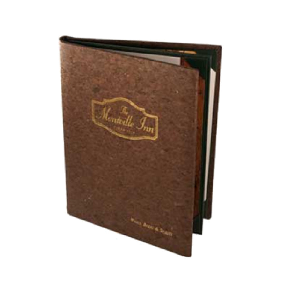 Menu Solutions CO630A Menu Cover Holds 5-1/2" X 8-1/2" Inserts Triple Panel Continuous With 3 Views