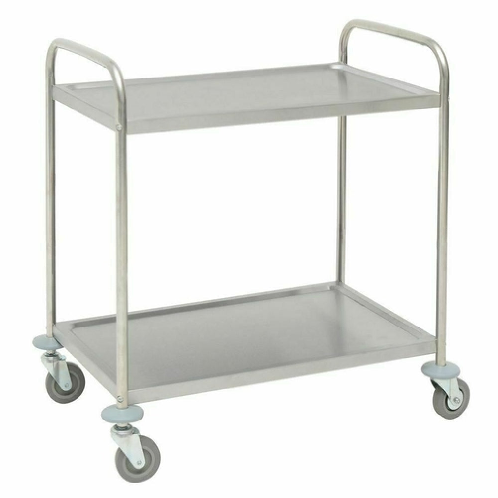 Hubert 59277 - Transport Trolley, 2-shelf, 33-9/10" X 21-1/10" X 36"H