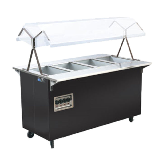 Vollrath 3871060 2-Series Affordable Portable™ Hot Food Station (4) Well 60"W X 28-5/8"D X 57-5/16"H (overall)