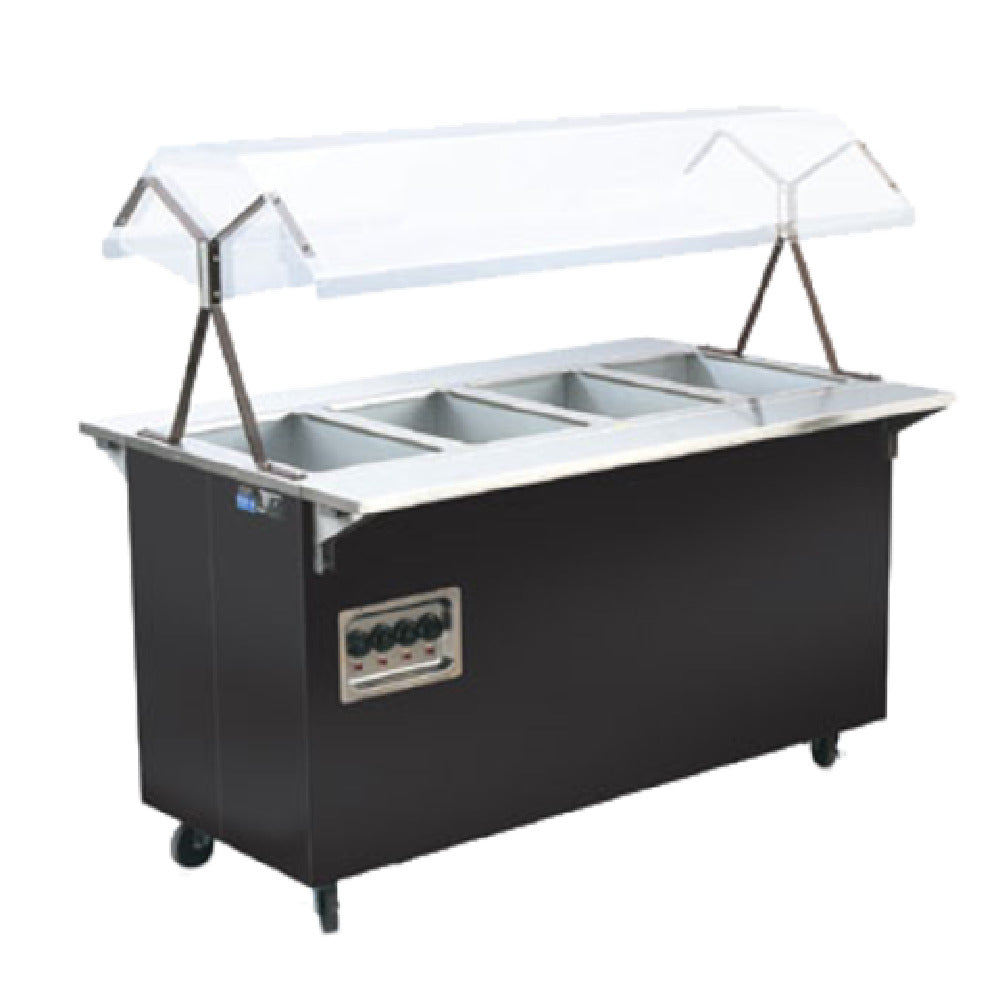 Vollrath 387112 2-Series Affordable Portable™ Hot Food Station (4) Well 60"W X 28-5/8"D X 57-5/16"H (overall)