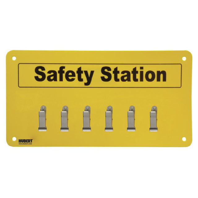Hubert 74011 - Safety Station Organizer, 4-clip, 11-1/2" X 6"H