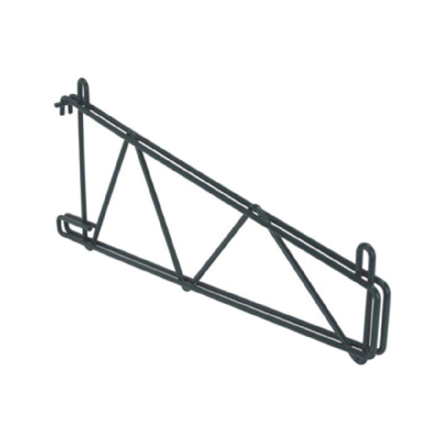 1880 Hospitality FWMSB14GN Focus Foodservice EZ-Wall™ Shelf Mount Single For 14"W Shelves