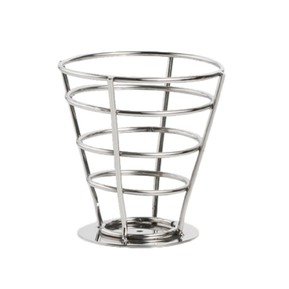 Steelite 7600CV020 Wire Fry Cone 3.5" X 3.5" Creations Metal