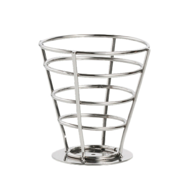 Steelite 7600CV020 Wire Fry Cone 3.5" X 3.5" Creations Metal