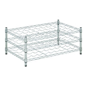 Hubert 182788 - Kratos Wire Wine Rack, 36"W X 24"D X 14"H, Countertop