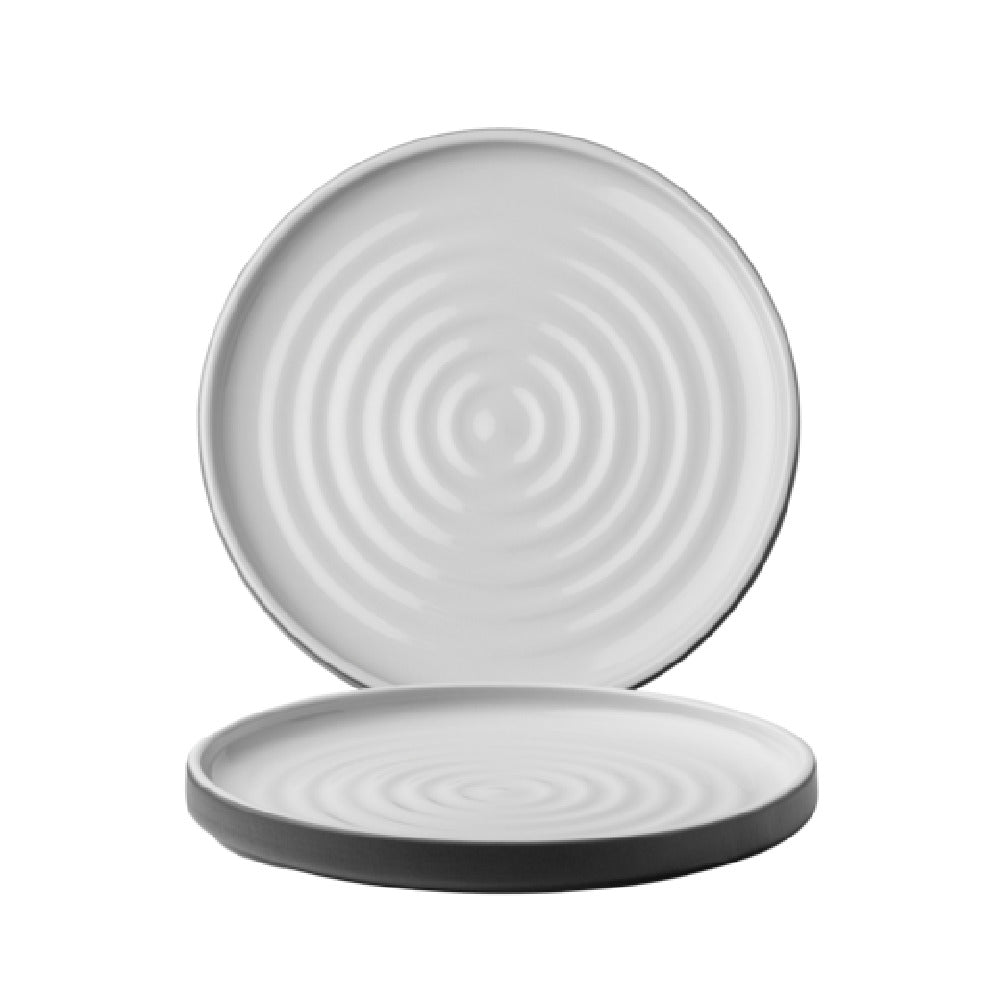Arc Cardinal FP134 Chef & Sommelier Geode Charcoal Plate (D:8.5'') Stoneware