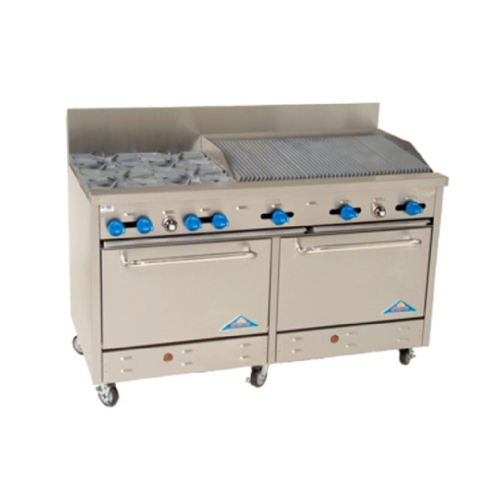 Comstock-Castle F3226-4RB Range Gas 60" Wide