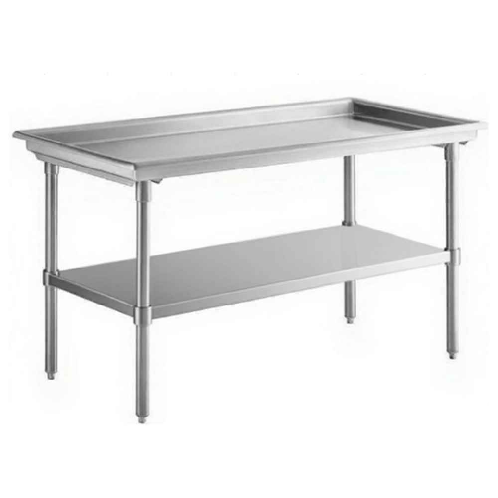 Klinger's Trading DST3049 - Dish Sorting Table, 49"W X 30"D X 35"H, 16/304 Stainless Steel Construction