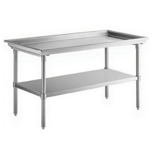 Klinger's Trading DST3049 - Dish Sorting Table, 49"W X 30"D X 35"H, 16/304 Stainless Steel Construction