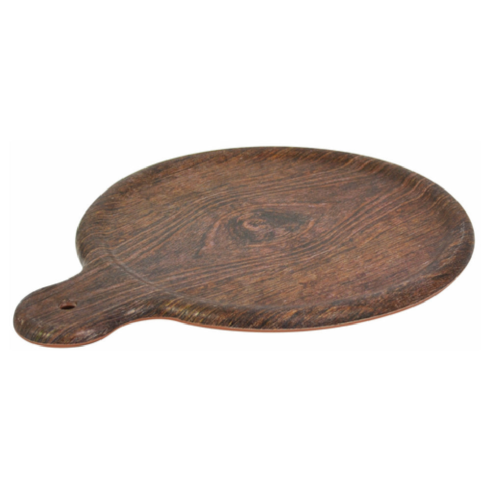 BauscherHepp TRW3125 Rustic Wood Collection Platter 12-1/2" X 10" X 1/2"H Round