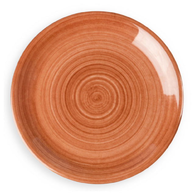 Bon Chef 54100-OR Brushstrokes B&B Plate 6" Dia. X 0.5" H