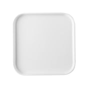 CAC China XHDS-SQ16-W Hudson Plate 10"W X 10"D X 7/8"H Square