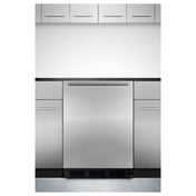 Summit FF7BKBISSHH Undercounter Refrigerator One-section Built-in Or Freestanding