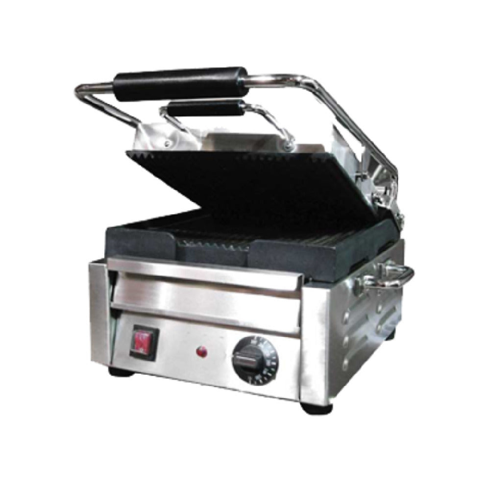 Omcan 19935 (PG-CN-0515-R) Panini Grill Single 10" X 11" Cooking Surface