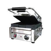 Omcan 19935 (PG-CN-0515-R) Panini Grill Single 10" X 11" Cooking Surface
