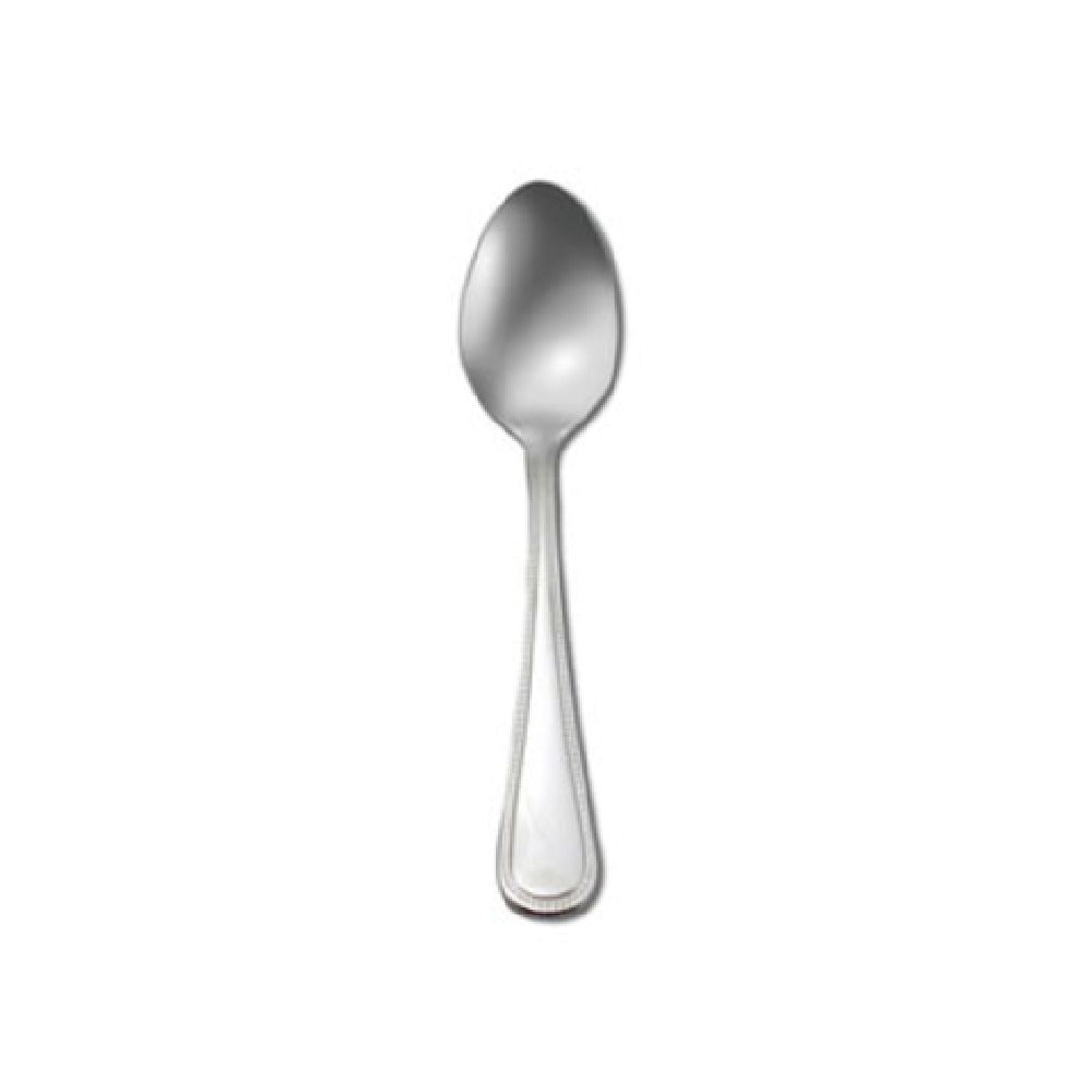 1880 Hospitality T163SADF Oneida® A.D. Coffee Spoon 4-1/2" Beaded Border Along Handle