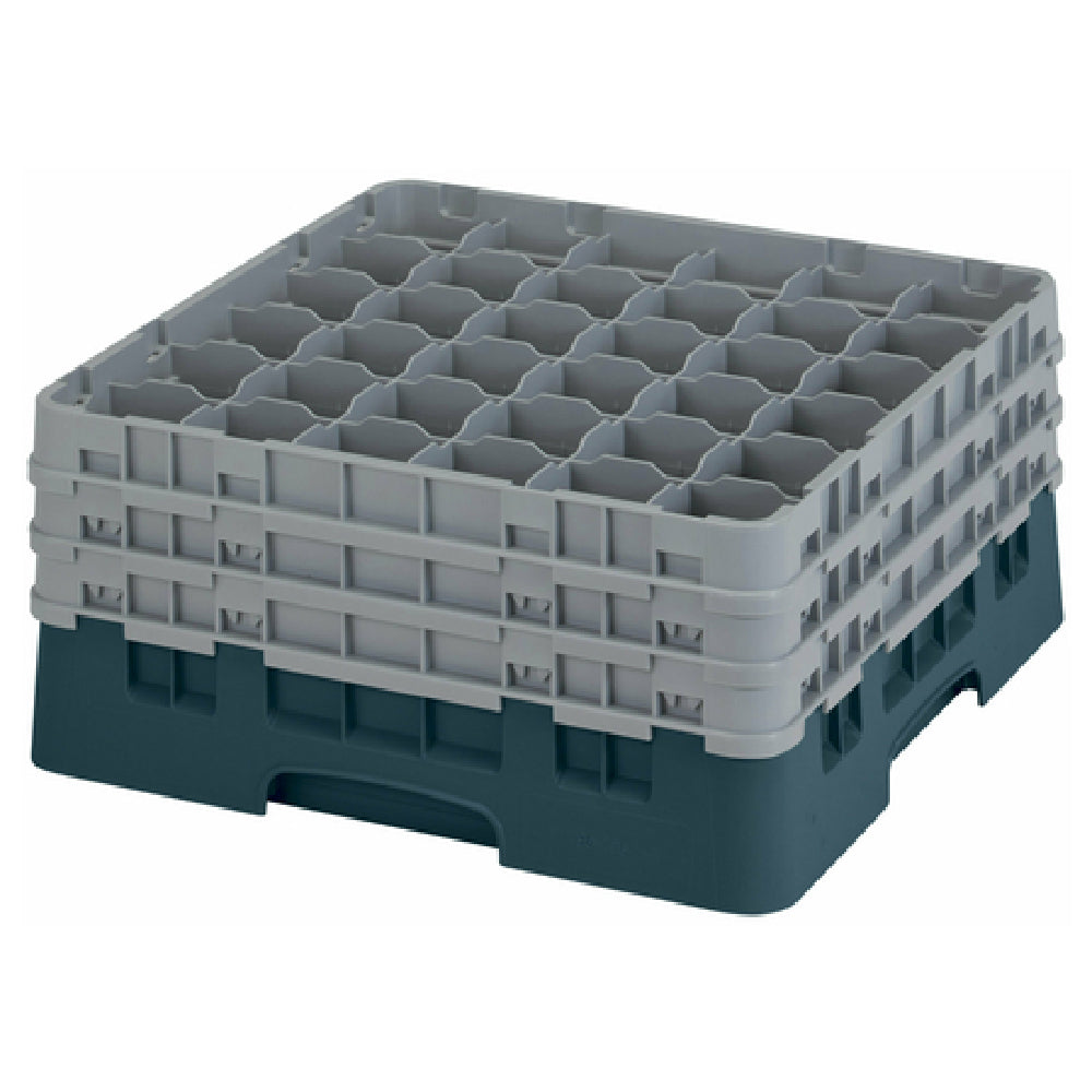 Cambro 36S738414 Camrack® Glass Rack With (3) Soft Gray Extenders Full Size