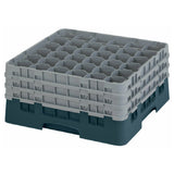 Cambro 36S738414 Camrack® Glass Rack With (3) Soft Gray Extenders Full Size