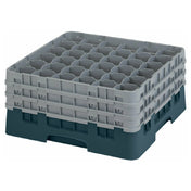 Cambro 36S738414 Camrack® Glass Rack With (3) Soft Gray Extenders Full Size