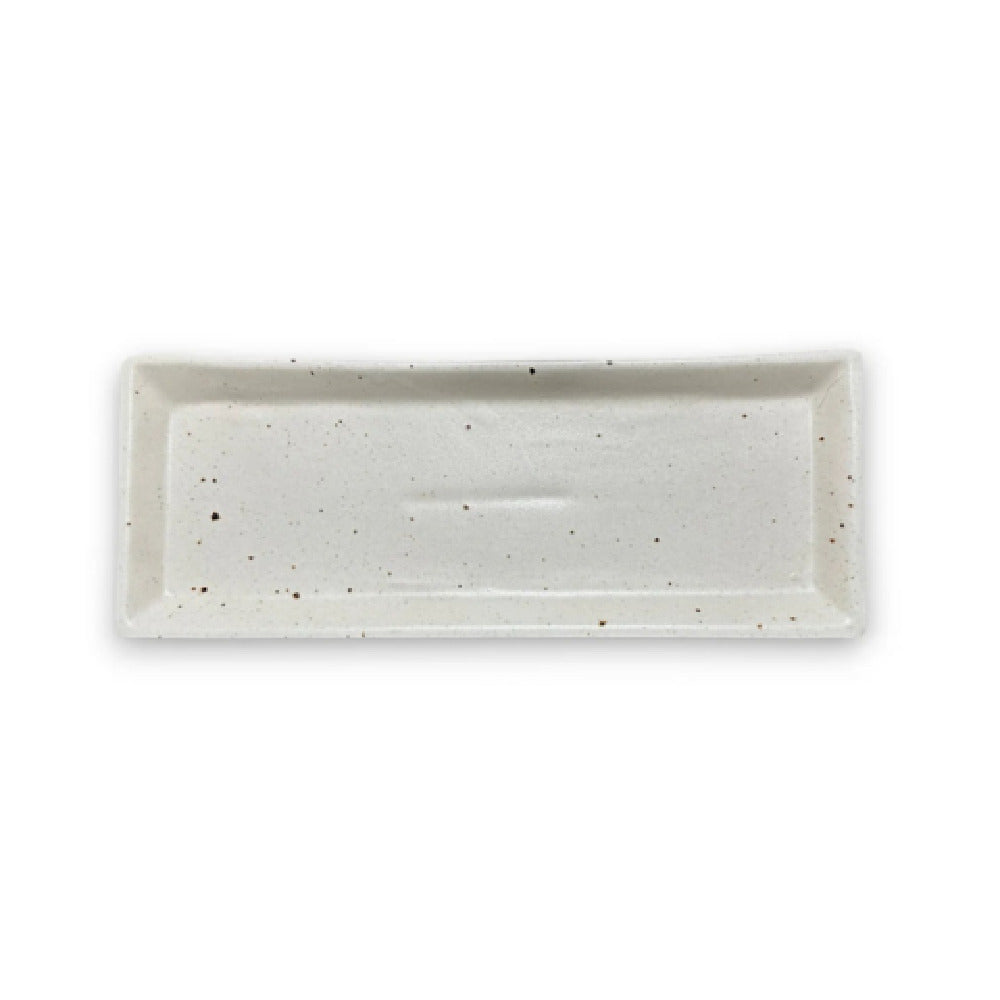 By The Earth Living SP058 Rectangular Platter 18" X 6" Speckled