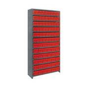 Quantum CL1875-624_RED - Shelving Unit, Closed, 18"D X 36"L X 75"H