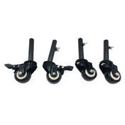 GET Enterprises WHEEL-MG Urban Renewal™ Caster Set Includes: (4) 2" Polyurethane Casters (2) With Breaks & (2) Swivel Stem (fits: IR-900 IR-906 IR-951-BK IR-951-SV IR-951T-BK IR-951T-SV)