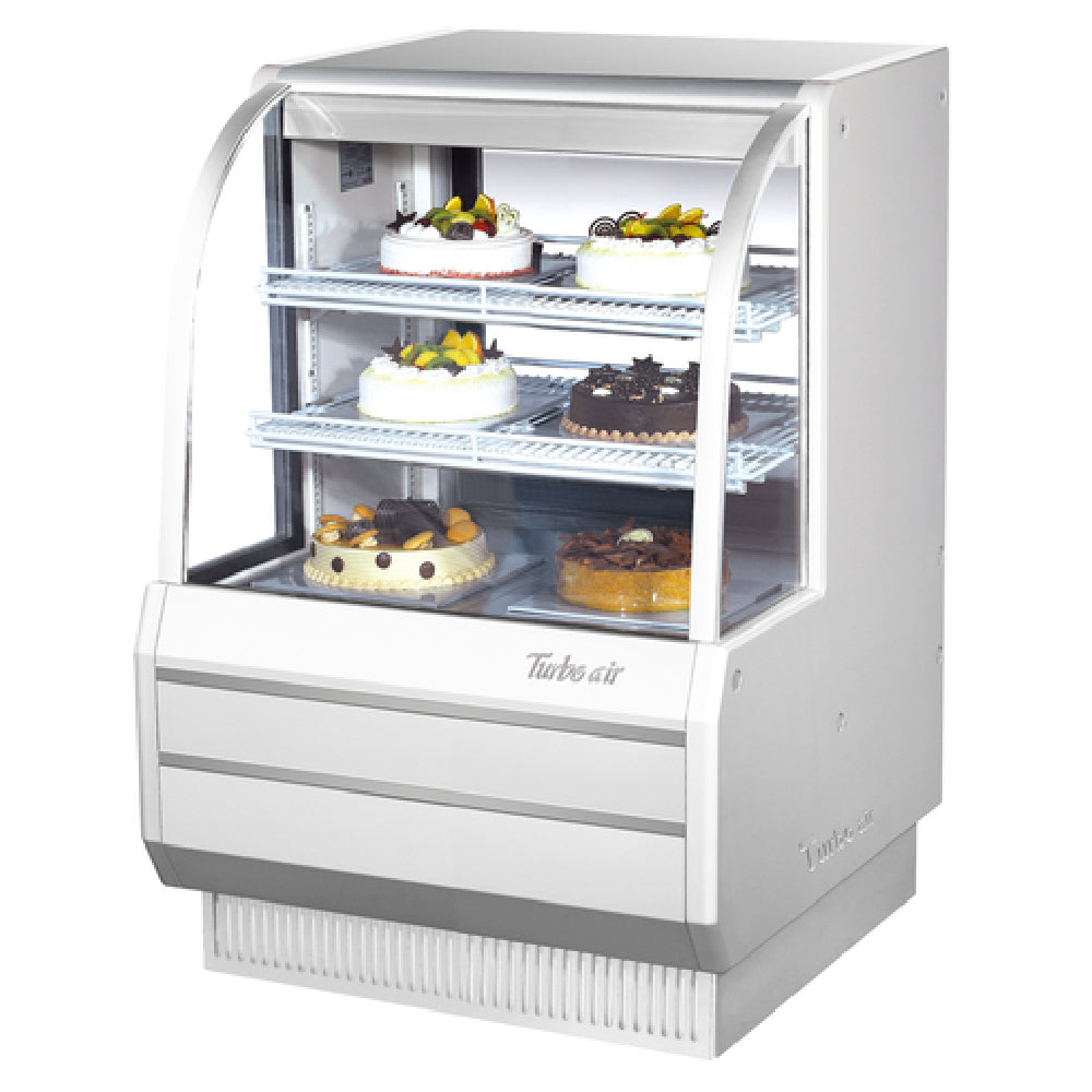 Turbo Air TCGB-36-W-N Refrigerated Bakery Display Case 36-1/2" W 11.8 Cu. Ft.