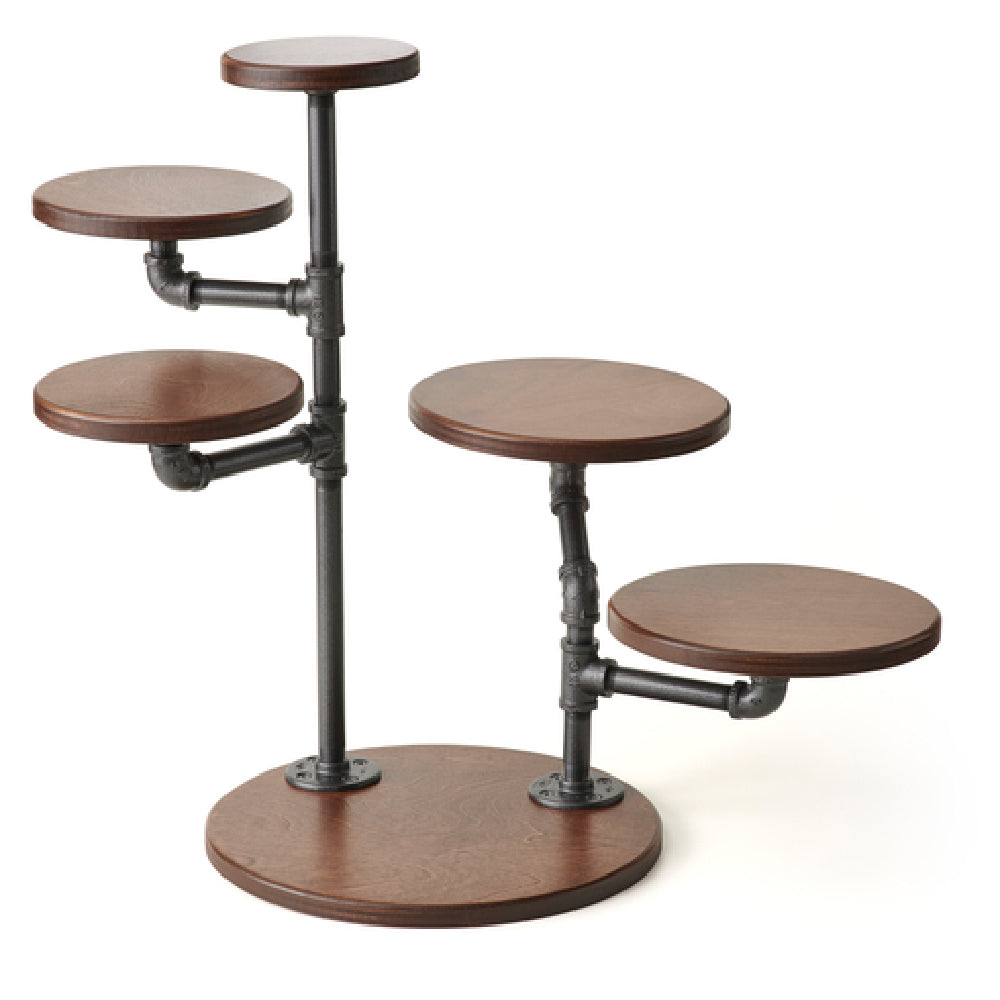 Steelite 6525T072 Display Stand 14.0"Buffet Stand Chestnut
