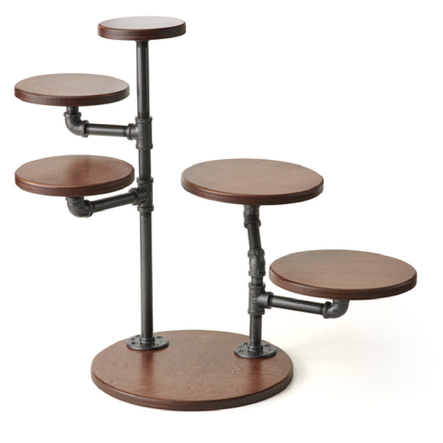 Steelite 6525T072 Display Stand 14.0"Buffet Stand Chestnut