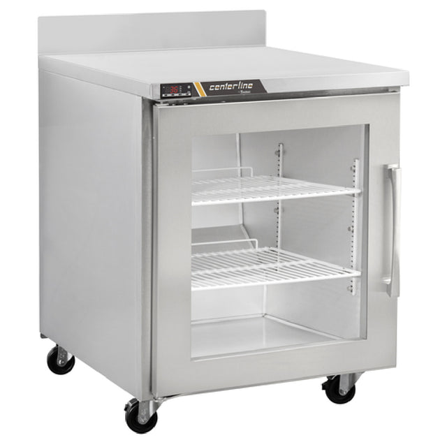 Traulsen CLUC-27R-GD-WTR Centerline™ Compact Undercounter Refrigerator With Work Top