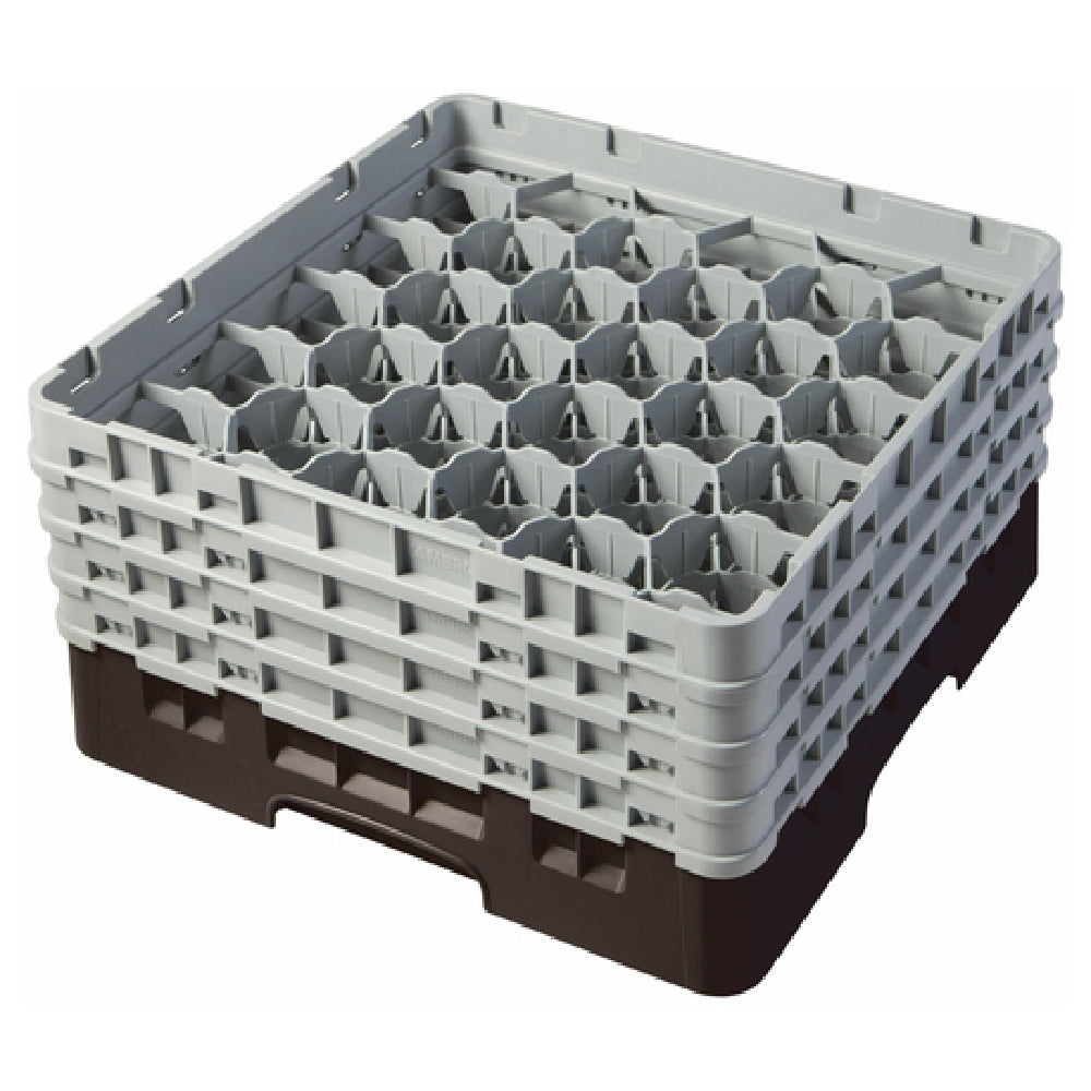Cambro 30S800167 Camrack® Glass Rack With (4) Soft Gray Extenders Full Size