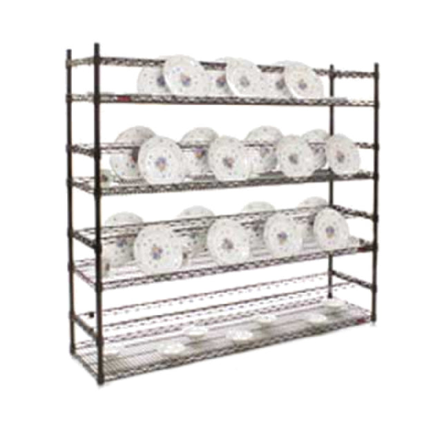 Eagle PDS1872BL Plate Display Shelf Wire 72"W X 18"D