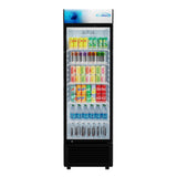 Koolmore KM-MDR-1GD-15C KoolMore Commercial Merchandiser Refrigerator 25.70"W X 27.10"D X 82.97"H
