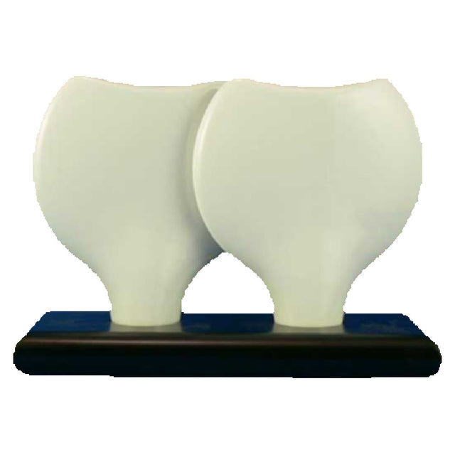 Vertex China AV-SPB Salt & Pepper Shaker Base 5-1/2" X 2-5/8" X 3/4" Rolled Edge