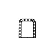 Somerset JS1 Turnover/Pastry Die Square 4-1/2" X 3-1/4" X 1-1/4"