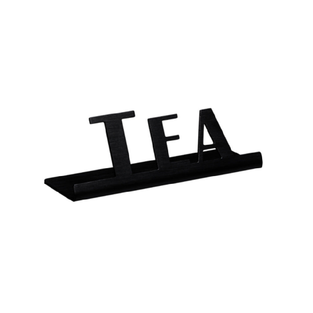 Service Ideas 1C-ST-TEA-SIGN-BX Table Sign "Tea" 1"H X 3-1/2"W