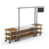 Steelite MGCMLA02BSXW - Pro Salsa Bar Station, 130.0" X 29.5" X 96.0", Modular